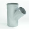 PVC T-stuk 125 mm 1 x 110 mm 2 MV/1 spie 45° MV
