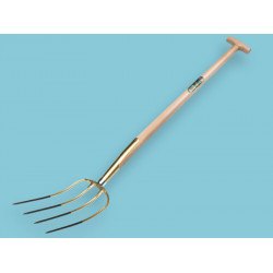 MESTVORK OFFNER MET 4 TANDEN, BRONS, MET T-STEEL 100 CM.