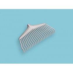 Bladhark kunststof grijs zonder steel Bladhark kunststof grijs zonder steel