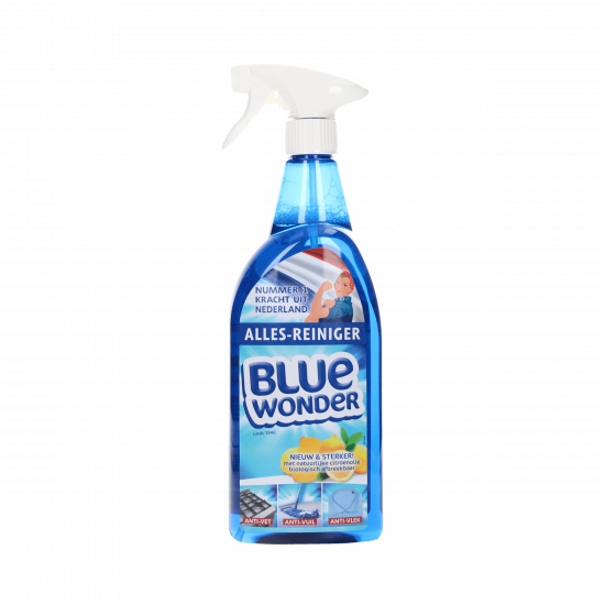 Blue wonder alles reiniger spray 750 ml.