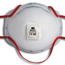 3M stofmasker 8833 FFP3 met uitademventiel