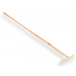 Tuinhark recht 16 tanden met essen steel 170 cm. Tuinhark recht 16 tanden met essen steel 170 cm.