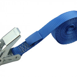 Spanband (sjorband) met ratelgesp 25 mm 5 meter