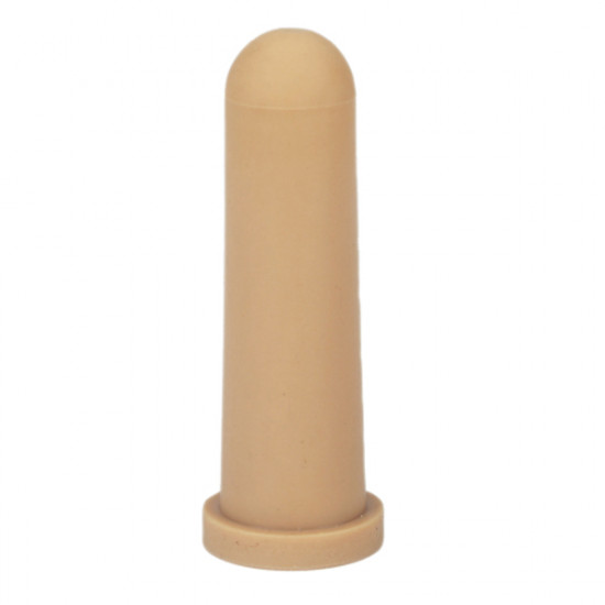 Kalverspeen latex beige 10 cm.