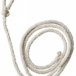 Koptouw 7 voet (wit) 4 strengs