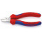 Knipex zijsnijtang 70 05 verchroomd 140 mm. met geisoleerde handgrepen