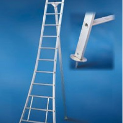 Solide Driepootladder 16 sports aluminium gecoat