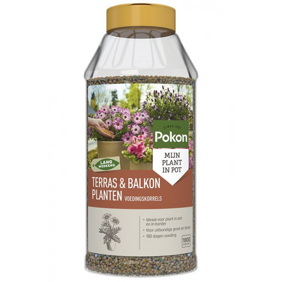 Pokon voedingskorrels terras/balkon (1800 gram)