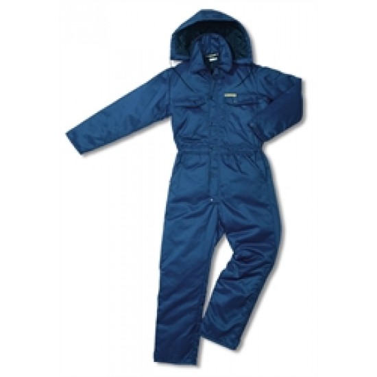 Overall gevoerd Beaver blauw EEEL