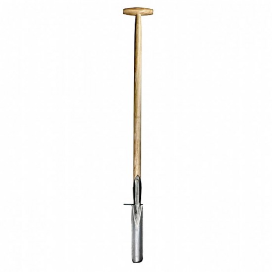 Sneeboer penwortelspade (RVS) met steps en 78 cm steel (9061)