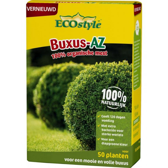 Ecostyle Buxusmest AZ (1,6 kg) voor 50 planten