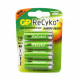 GP oplaadbare batterijen AA 1,2 Volt Recyko 2050 mAh (4 st.)