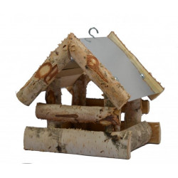 Voederhuis Berte hangmodel met zinken dakje