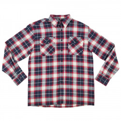Storvik flanel overhemd ruit 1-1 rood maat XL