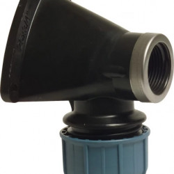 Tyleen muurplaat 16 mm x 1/2" binnendraad