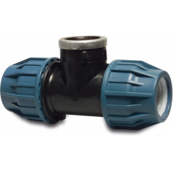 Tyleen T - stuk (2 x knel / 1 x binnendraad) 16 mm x 1/2" Tyleen T - stuk (2 x knel / 1 x binnendraad) 16 mm x 1/2"