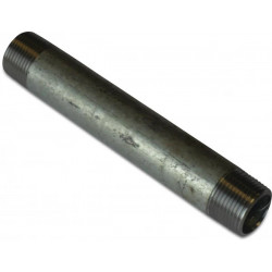 Pijpnippel verzinkt 200 x 1 1/2 " buitendraad