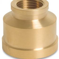 Verloopsok messing 3/4" x 1/2" 2 x binnendraad