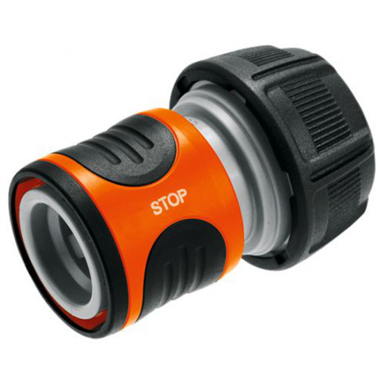 Gardena slangkoppeling met waterstop 19 mm. 3/4" (18214)