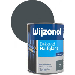 Wijzonol Halfglans dekkend (750 ml) antraciet (9121)