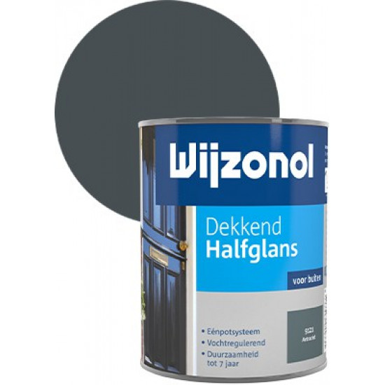 Wijzonol Halfglans dekkend (750 ml) antraciet (9121)