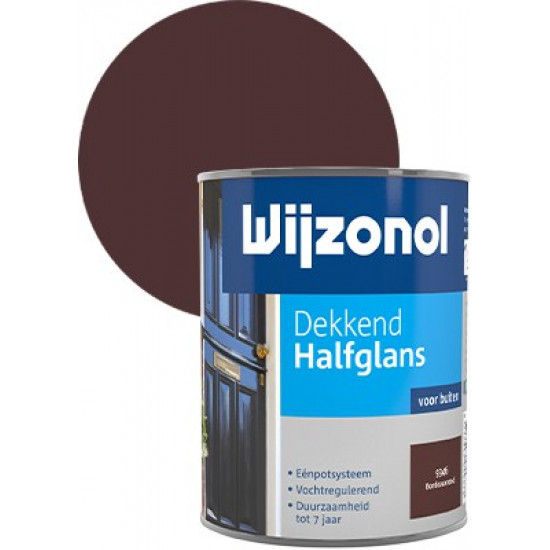 Wijzonol Halfglans dekkend (750 ml) bordeauxrood (9346)