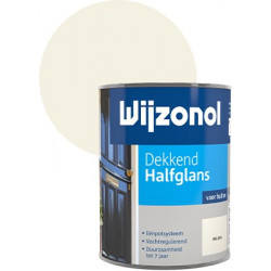 Wijzonol Halfglans dekkend (750 ml) RAL9001