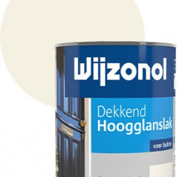 Wijzonol Hoogglanslak dekkend (750 ml) RAL9001