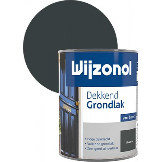 Wijzonol Grondlak dekkend (750 ml) blauwgrijs