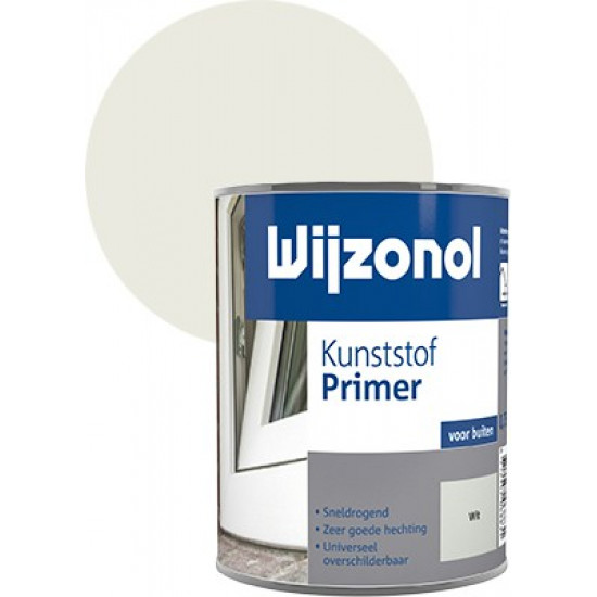 Wijzonol Primer kunststof (750 ml) wit