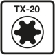 Dynaplus spaanplaatschroef TORX verzinkt plattekop 4.0x20 (doos/200 st)