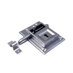 DX Grendelslot verzinkt 70 mm. met sleutel DX Grendelslot verzinkt 70 mm. met sleutel