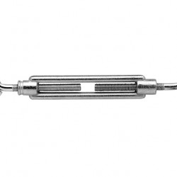 Spanschroef met haak en oog (M6x110)