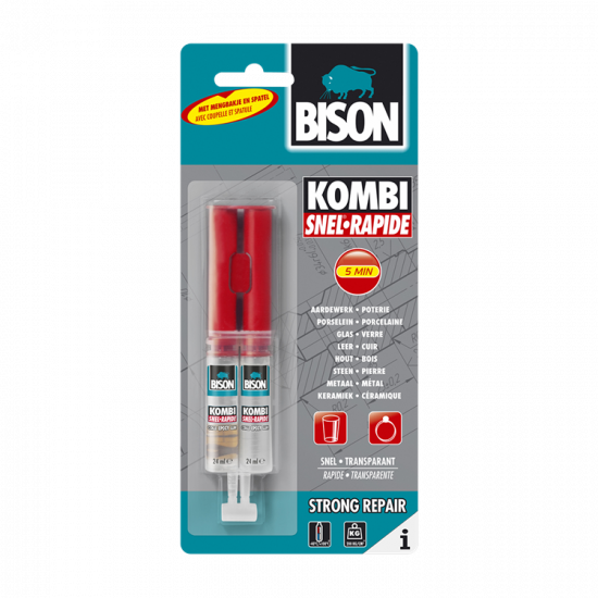 Bison kombi snellijm 24 ml transparant