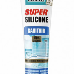 Bison siliconenkit sanitair wit (150 ml.)