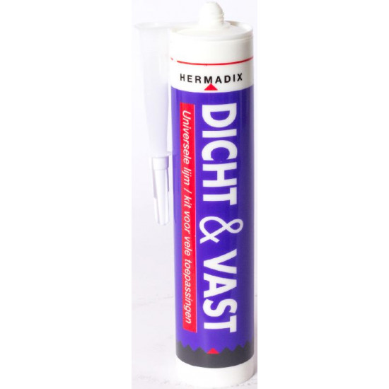 Hermadix Dicht & Vast kit wit (290 ml.)