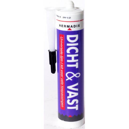 Hermadix Dicht & Vast kit grijs (290 ml.)