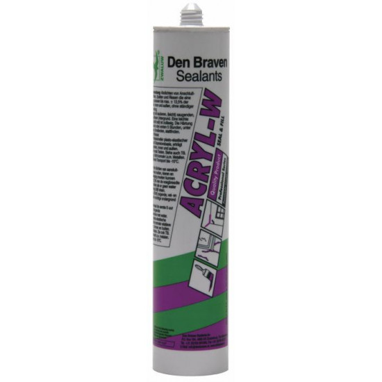 Den Braven Acryl-W 310ml zwart