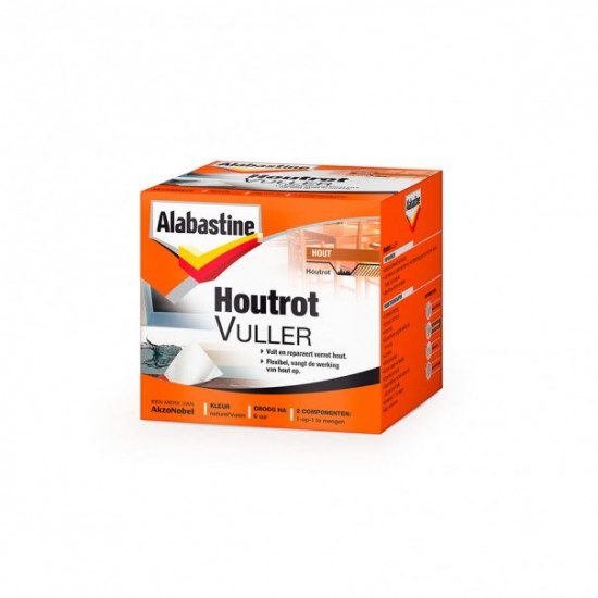 Alabastine houtrotvuller (2 componenten) 1000 ml.