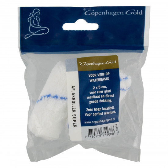 Copenhage gold aflakrol super acryl 5 cm. (2 stuks)