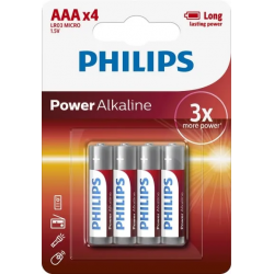 Philips batterijen LR03/AM4 (AAA)