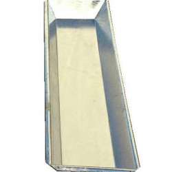 Voerbak gegalvaniseerd 075 cm.