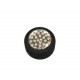 Ledget werklamp rond 24 leds zwart