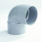 PVC Bocht 90 mm mof/mof 90° LV