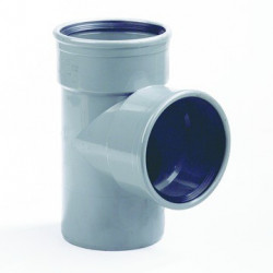 PVC T-stuk 125 mm 2 MV/1 spie 90° PVC T-stuk 125 mm 2 MV/1 spie 90°