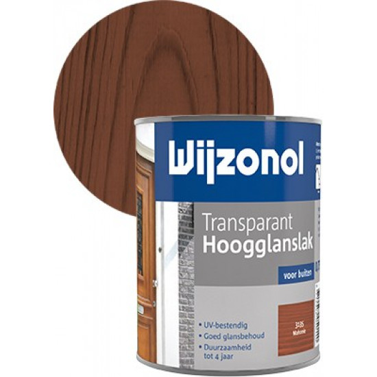 Wijzonol Hoogglanslak transparant (750 ml) mahonie (3135)