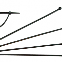 Bundelbandje zwart 450 x 4,8 mm (100 st.)