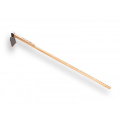 Gesmede landhak licht met steel (135 cm.) Gesmede landhak licht met steel (135 cm.)