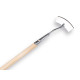 Schoffel rond model verzinkt 14 cm. met steel 160x2,8 CM. MET HILT. Schoffel rond model verzinkt 14 cm. met steel 160x2,8 CM. MET HILT.