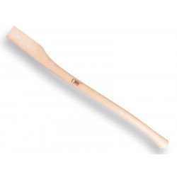 Bijlsteel (gebogen) Hickory lengte: 90 cm kopmaat: 65 x 30 mm (431430)